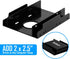 Kingwin SSD Hard Drive Mounting Kit Internal, Convert Any 2 x 2.5” Solid State Drive/HDD Into 3.5 Inch Drive Bay