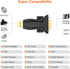 CableCreation USB to RS232 Male Adapter, DB9 Serial Converter with PL2303 Chipset for Windows, Linux, Mac OS, Black
