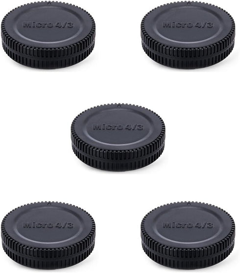 Camera Rear Lens Cap & Body Cap Cover for Olympus OM-5 OM-1 E-M10 Mark IV III E-M5 Mark III II E-M1 Mark III II E-PL9