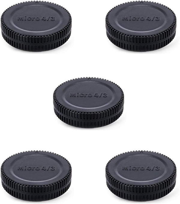 Camera Rear Lens Cap & Body Cap Cover for Olympus OM-5 OM-1 E-M10 Mark IV III E-M5 Mark III II E-M1 Mark III II E-PL9