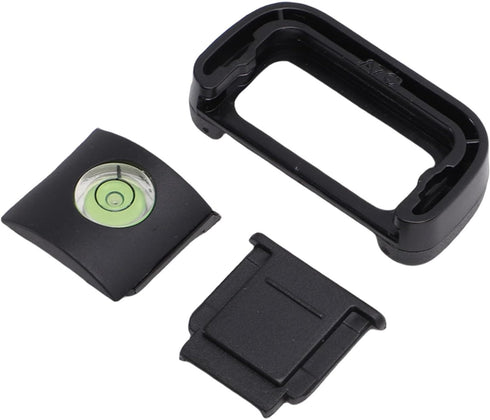 A7C Camera Eyecup Viewfinder Eyepiece, Camera Eyecup Hot Shoe Cover, Protector Cap Kit with Bubble Spirit Level, Ideal