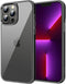 JETech iPhone 13 Pro Max Case 6.7-Inch, Non-Yellowing Shockproof Bumper Cover, Anti-Scratch Clear Back (Black)