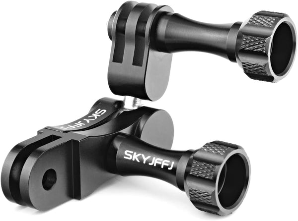 Aluminum Ball GoPro Handlebar Mount, 360 Rotation and Lock Any Direction, Shock-Resistant, Compatible with GoPro Hero