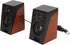 PC Speakers for Laptops, Fast Wired Deep Bass Wooden Color for Computers