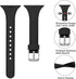 Laffav Slim Band, Compatible with Apple Watch 40mm 38mm 41mm 44mm 42mm 45mm 46mm 49mm, Soft Silicone Strap