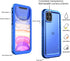 Cozycase Waterproof iPhone 11 Case - Built-in Screen Protector, Full-body Rugged Bumper, Shockproof, Dustproof, Blue