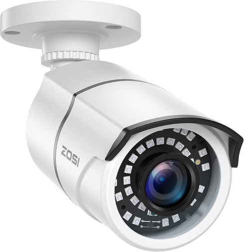 ZOSI 2MP 1080p Security Camera Outdoor Indoor (Hybrid 4-in-1 CVI/TVI/AHD/960H Analog CVBS), Night