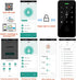 NFC Bluetooth Tuya Access Controller, IP68 Waterproof RFID Keypad Fingerprint Smart Lock System