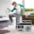 HANNLOMAX HX-601K Portable AM/FM Radio Cassette Recorder with Bluetooth, Records from Built-in Mic or Radio, AC/DC