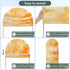 Jnbasdffb 7.2 Orange Fall Ombre Wedding Arch Cover, Stretchy Spandex Arch Backdrop Stand Covers FT, Watercolor Abstract