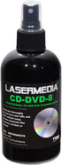 CD DVD Cleaning Solution Fluid 8 Ounce Spray Bottle Cleaner (Not a Scratch Remover) Made in USA Lasermedia