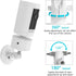 HOLACA Magnetic Wall Mount Stand for Pan Tilt Indoor Outdoor Camera, No Tools Required, White