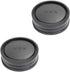 2 Pack Rear Lens Cap and Camera Body Cap Cover Kit for Sony A9 A7 A7II A7III A7IV A7S II III A7R II III A7RIV A7RV