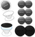 Metal Plate for Phone Magnet - 8 Pack Replacement Magnet Disc Magic Mount Plate with Adhesive Backing for Socket Grips
