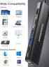 USB C Hub Multiport Adapter, DockteckExpand 7 in 1 with 4K 60Hz HDMI, 1Gbps Ethernet, for MacBook, HP, Dell