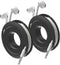Side Winder Mini and Max Headphone Organizer, 2-Pack for Wrapping Earbuds and Cords for Travel (Black, Mini)