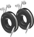 Side Winder Mini and Max Headphone Organizer, 2-Pack for Wrapping Earbuds and Cords for Travel (Black, Mini)