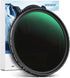 NEEWER 37mm HD Variable ND Filter - ND2-ND32 (1-5 Stops), Optical Glass, 30 Layer Nano Coated, Ultra Slim Frame