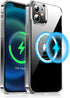 Meifigno Clear Magnetic Case for iPhone 12 Mini, Military Grade Protection, Compatible with MagSafe, Crystal Clear