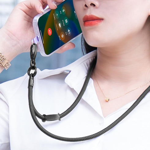 Anti Theft Cell Phone Lanyard Holder, Crossbody Phone Wrist & Neck Strap, Compatible with Most iPhone Tether Cases