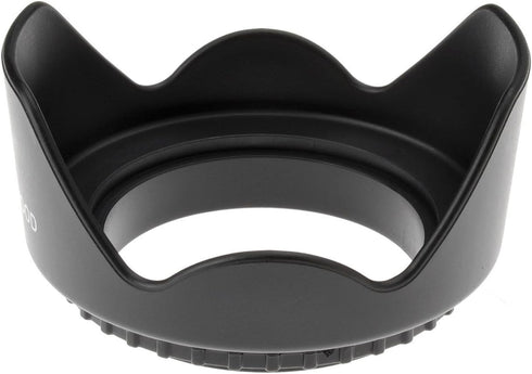 Komet 58MM Tulip Flower Lens Hood for Canon EOS 4000D, 3000D, 2000D, 90D, 80D, 77D, 250D, 1500D, 1300D