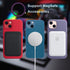 TENOC Universal Metal Ring Sticker Compatible with Magsafe/Magnetic Charger for iPhone/Samsung/Android, Magnetic