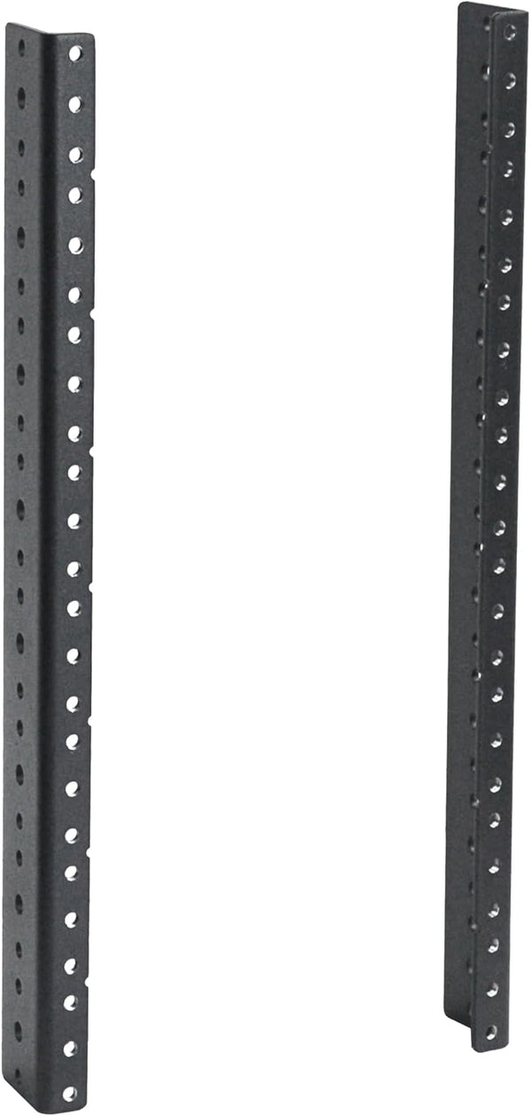 RIVECO 2 PCS 8U Rack Rails, Tapered Holes Rack Mount Rails for Recording