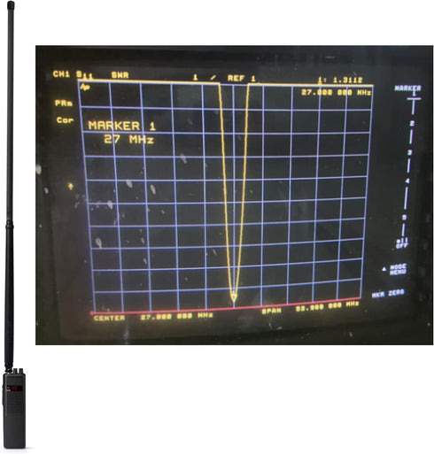 HYS 27Mhz HH50WXST HHRT50 75-822 75-785 PRO401HH PRO501HH Hand Held CB Radio BNC Antenna for Cobra Midland Uniden