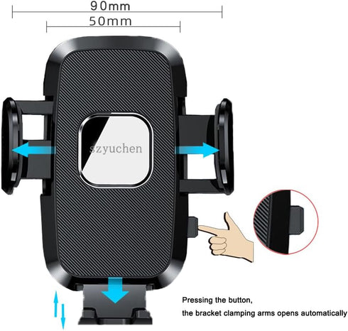 Car Cell Phone Holder Mount for Ford F150, F-150, Maverick, Bronco, Ranger, Explorer, Edge, Fusion