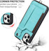 TOOVREN Phone Cover for iPhone 11 Pro Max - Wallet Case with Card Holder, PU Leather Kickstand, Adjustable Lanyard