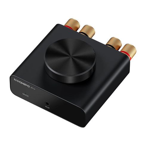 Mini Bluetooth Amplifier for Passive Speakers, Home Audio Receiver & Amplifier, 50W+50W Stereo, AUX/Bluetooth Input,