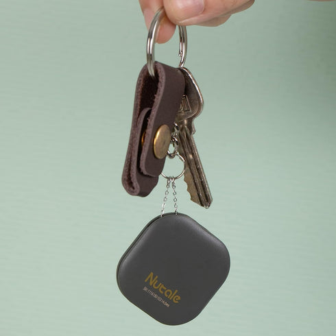 Air Key Finder Tag Coffee - Bluetooth Smart Key Tracker Tag for iOS, Keep Track of Important Items