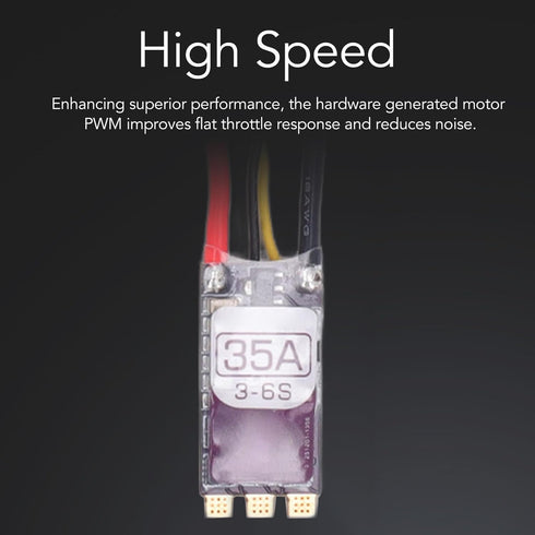 35A 32 Drone Motor Electronic Speed Controller, ESC for Blheli Firmware with Signal Wire of Silicone