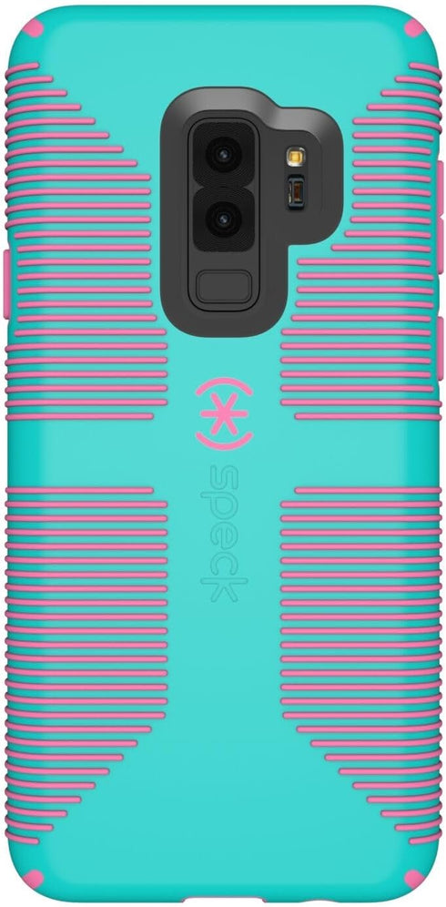 Speck Products Compatible Phone Case for Samsung Galaxy S9 Plus, Candyshell Grip, Caribbean Blue