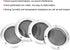 4pcs 2inch Car Speaker Grill Covers, Protective Decorative Audio Speaker Mesh Grille with ABS Plastic Frame