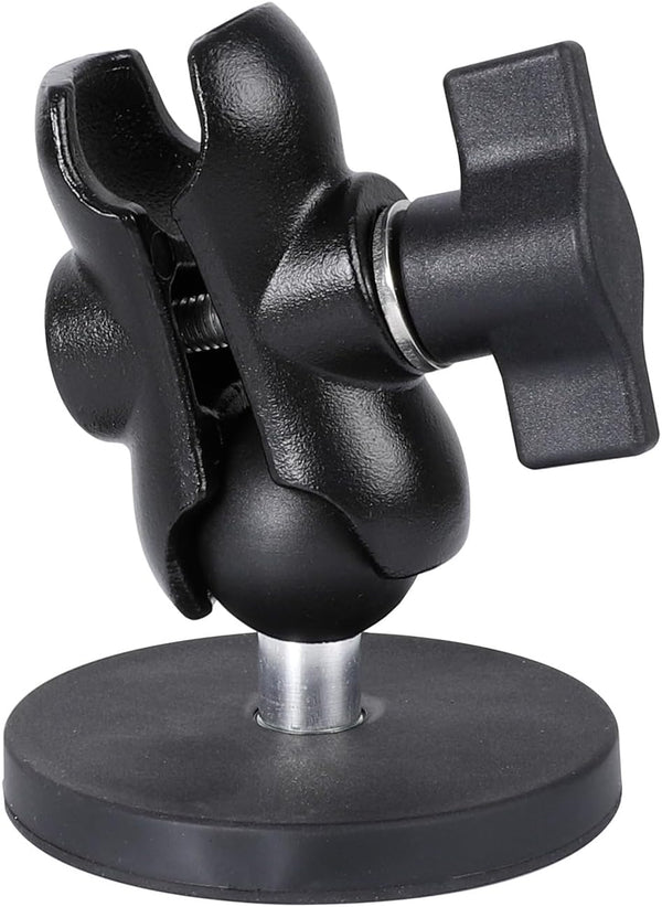 FPN 66mm Diameter Round Heavy-Duty Magnetic Base Mount with 25mm /1 inch Rubber