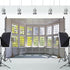 CSFOTO 8x6.5ft Big Bright Window Backdrop Window Garden Zoom Room Background for Wall Zoom Living Room Office Backdrop