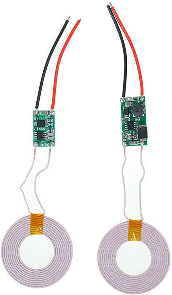 Qi Wireless Charging Module Inductive Charger Transmitter + Receiver Power Supply Module DC 5V 2A (Coil Outer Diameter