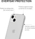 PEEL Flexible Thin Case for iPhone 13 Mini (Clear Soft) - Slim Minimalist Design, Soft Flexible TPU Material