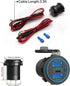 12V USB Charger, PD 20W USB-C Power Socket and 18W QC3.0 Socket Waterproof Power Outlet for Car, RV, Boat