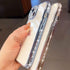 Luxury Pink Clear Glitter Case for iPhone 15 Plus 6.7", Bling Diamond Rhinestone, Soft TPU Bumper, Camera Protector.