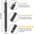 Xmatea (2PCS) Stylus Pen for Touch Screen with Pen Holder, Bike Motorcycle Stylus Pen with Anti-Drop Spring Strap, High