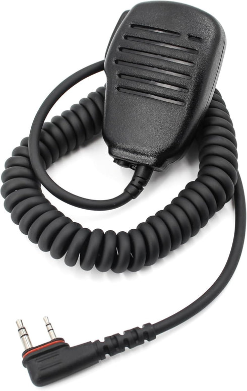 Hm-186ls Small Speaker Microphone, Compatible for Icom ID-31A ID-51A ID-52A, 3.5mm Audio Jack, 2-pin Connector