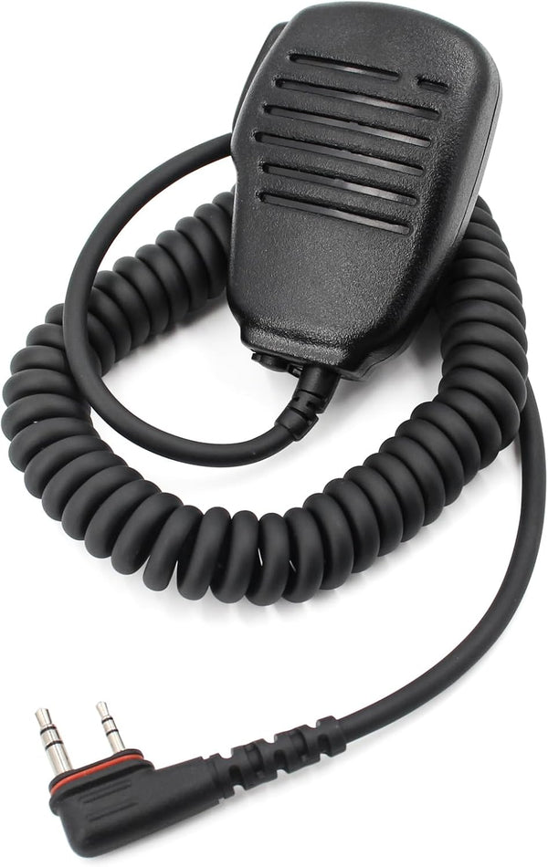 Hm-186ls Small Speaker Microphone, Compatible for Icom ID-31A ID-51A ID-52A, 3.5mm Audio Jack, 2-pin Connector