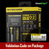 Nitecore D2 Smart Charger 2015 Version with LCD Display for Li-ion, IMR, LiFePO4 18650 26650 22650 17670 18490 17500