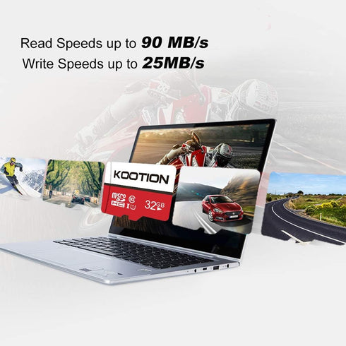 KOOTION 32GB Micro SD Card 2-Pack Class 10 Micro SDHC Card UHS-I Memory Card, High Speed TF Card, C10, U1, 32 GB