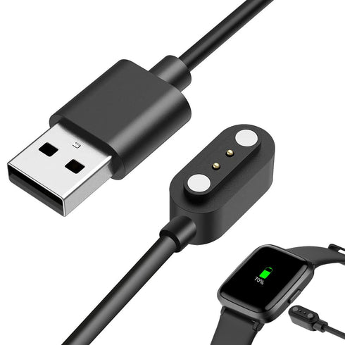 Smartwatch Charger, Magnetic Charging Cable for IDW13/15/16/17/19/21/23/25/26/28, ID208, GTX20, Replacement USB Magnetic