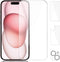 Beeyoka 3 Pack Screen Protector for iPhone 15 Plus, Front and Back Anti-Fingerprint Camera Protector for iPhone 15 Plus