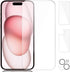 Beeyoka 3 Pack Screen Protector for iPhone 15 Plus, Front and Back Anti-Fingerprint Camera Protector for iPhone 15 Plus