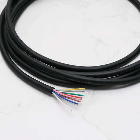 8 Pin M12 Sensor Connector Straight Aviation Cable Male to Male Waterproof Electrical Cable